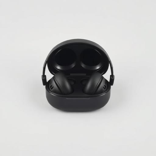 Over-ear headphones with a wireless earbuds case